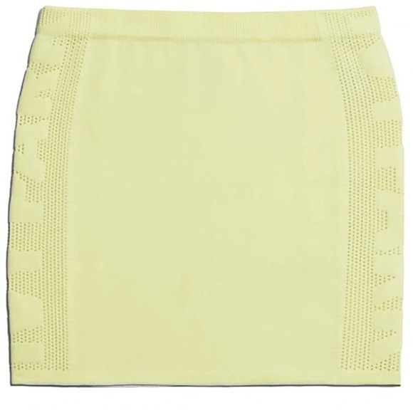 NWOT adidas x IVY Park Knit Skirt in Yellow Tint GR1457 - Picture 2 of 12